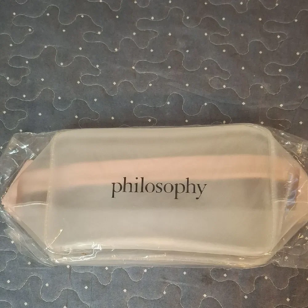 Philosophy Clear Cosmetic Pouch - new